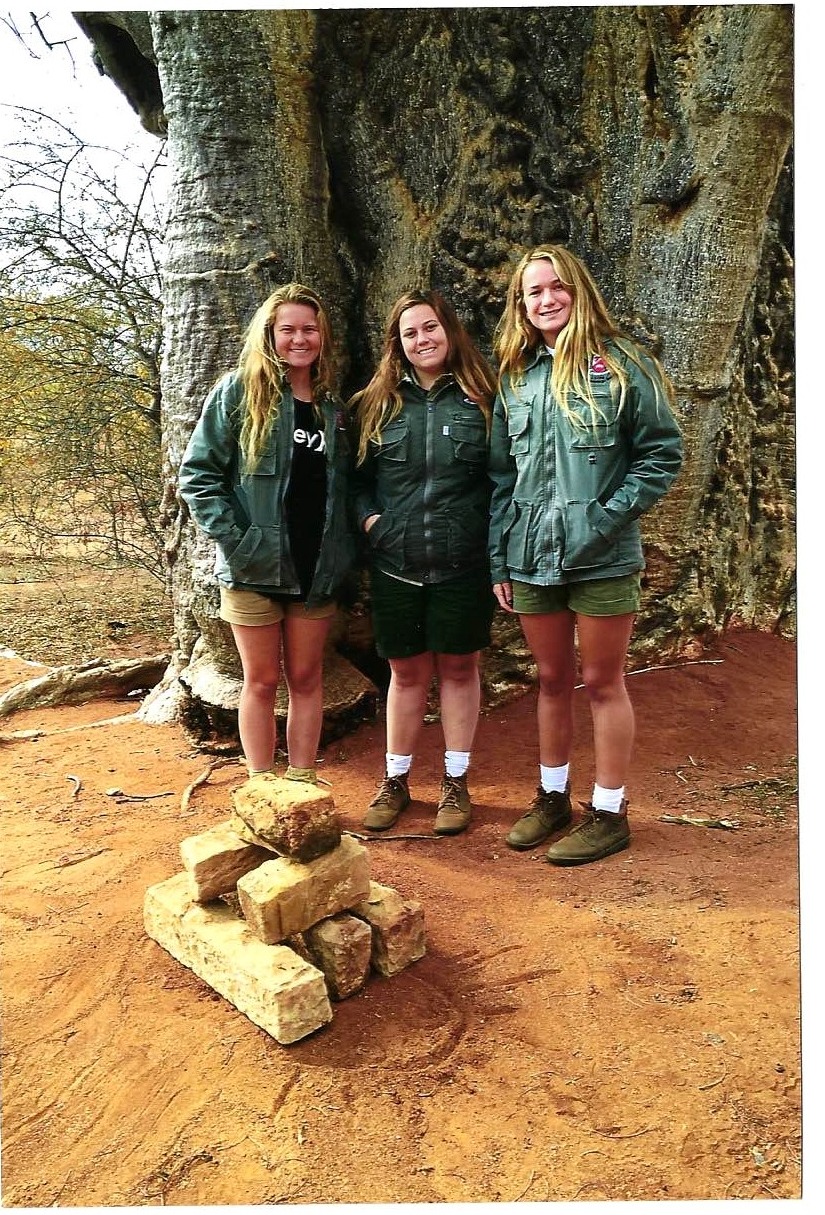 Family travel photograph from Africa