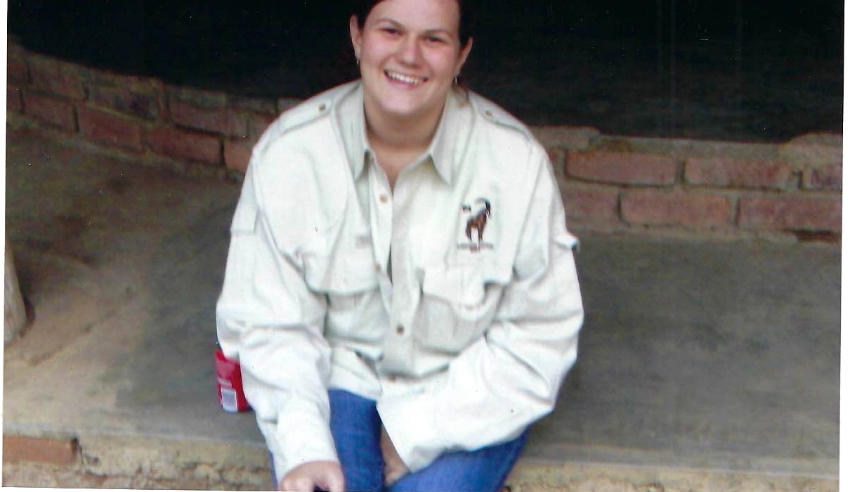 Diane smiling during one of her travels in Africa